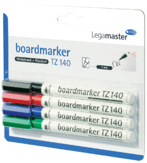 VILTSTIFT LEGAMASTER TZ140 WHITEBOARD 1MM 4ST ASS