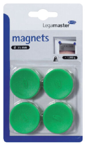 MAGNEET LEGAMASTER 35MM 1000GR GROEN