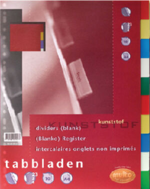 TABBLADEN MULTO 7041010 A4 23R PP 10DLG ASS