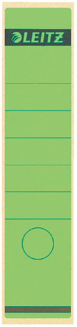 RUGETIKET LEITZ 62X285MM ZELFKL GROEN