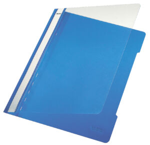 SNELHECHTER LEITZ STANDAARD A4 PVC BLAUW