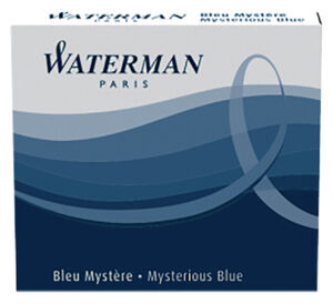 INKTPATROON WATERMAN NR23 LANG BLAUWZWART