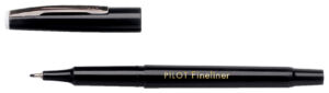 FINELINER PILOT SW-PPF F ZWART