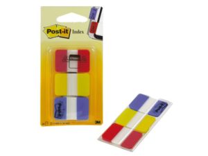 INDEXTABS 3M POST-IT 686RYB STERK 25MM ASS