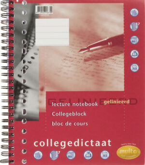 COLLEGEDICT MULTO A5 LIJN 17GAATS 160PAG 80GR WIT