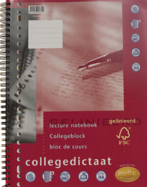 COLLEGEDICT MULTO A4 LN 23GAATS 160PAG 80GR WIT