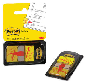 INDEXTABS 3M POST-IT 68031 SCHRIJFTEKEN