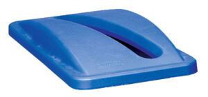 DEKSEL RUBBERMAID SLIM JIM VENTED PAPIER BLAUW