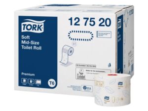 TOILETPAPIER TORK MID-SIZE T6 PREMIUM 2LGS 127520