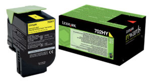 TONERCARTRIDGE LEXMARK 70C2HY0 PREBATE GEEL