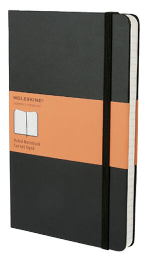 NOTITIEBOEK MOLESKINE LARGE 130X210MM LN HC ZWART