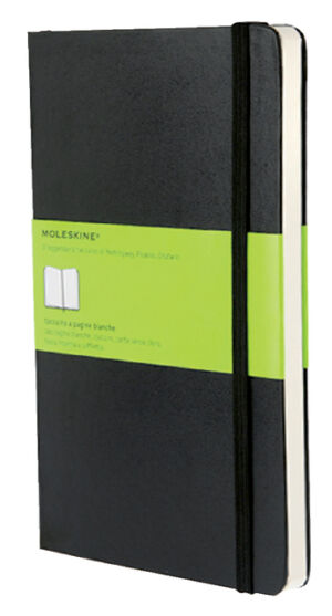 NOTITIEBOEK MOLESKINE LARGE 130X210MM BLC HC ZWART