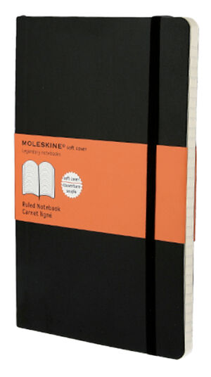 NOTITIEBOEK MOLESKINE LARGE 130X210 LIJN SC ZWART