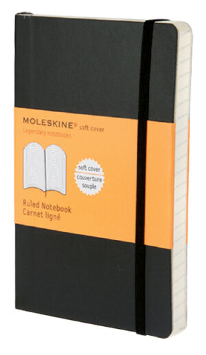 NOTITIEBOEK MOLESKINE POCKET 90X140MM LN SC ZWART