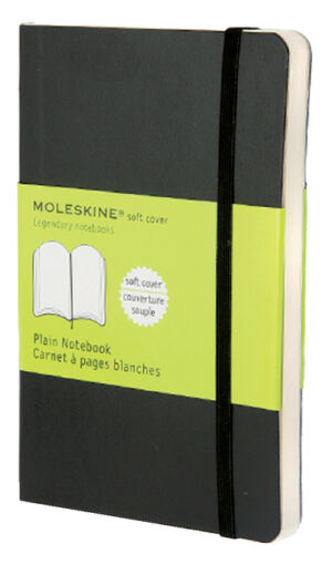 NOTITIEBOEK MOLESKINE POCKET 90X140MM BLC SC ZWART