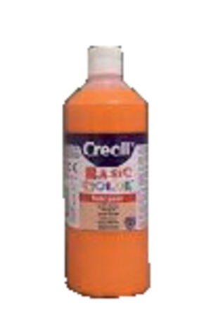 PLAKKAATVERF CREALL BASIC ORANJE 500ML