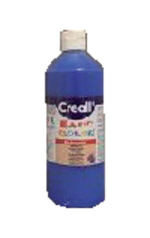 PLAKKAATVERF CREALL BASIC DONKERBLAUW 500ML