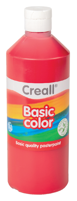 PLAKKAATVERF CREALL BASIC DONKERROOD 500ML