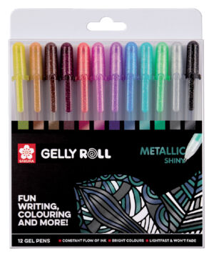 GELSCHRIJVER SAKURA GELLY ROLL METALLIC GLANS ASS