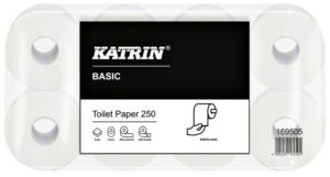 TOILETPAPIER KATRIN 2LAAGS WIT 64ROLLEN