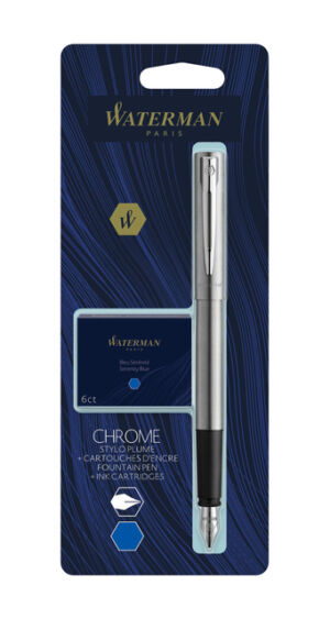 VULPEN WATERMAN ALLURE F CHROOM EN INKTPATR BL