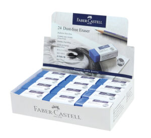 GUM FABER-CASTELL STOFVRIJ BLAUW