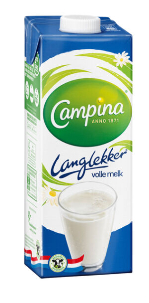 CAMPINA LANGLEKKER VOLLE MELK PAK 1LTR